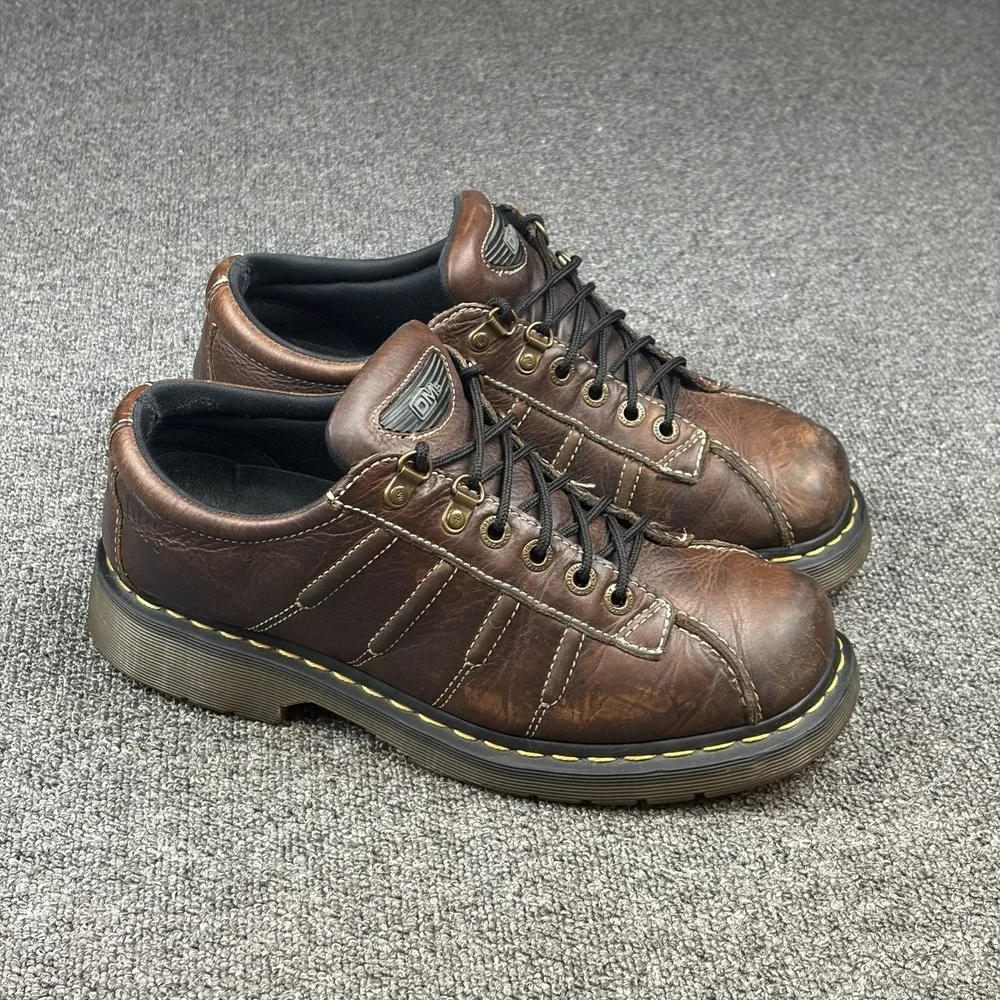 Dr. Martens 11306 Brown Leather Lace Up Oxford Shoes Men's US 11 AW004 Derby